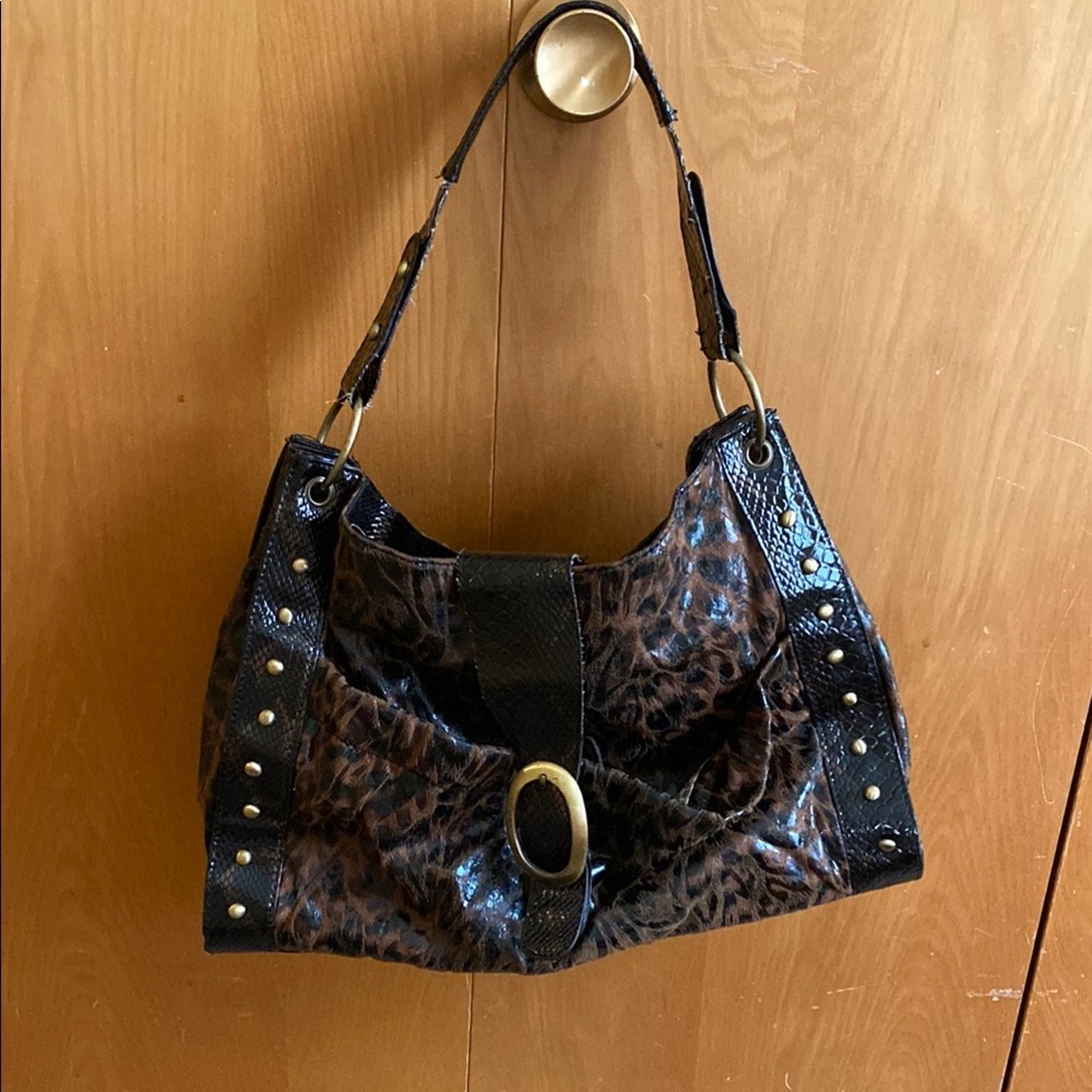 Stylish animal print women shoulder Bag
